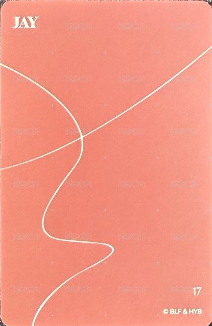 結 -YOU- 編號 17 隨機卡  背面