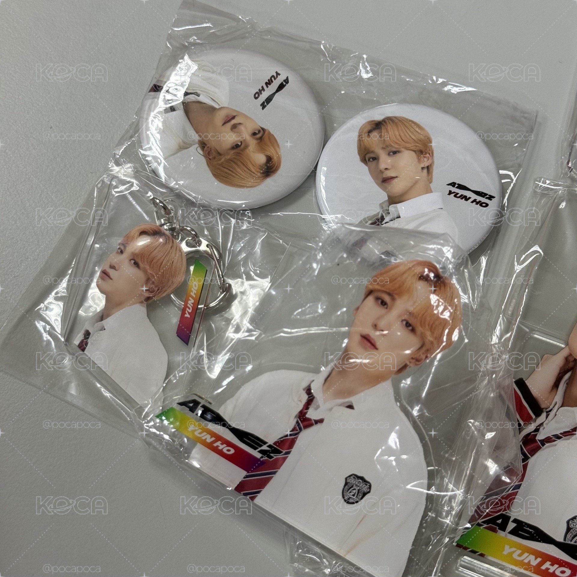 ATEEZ FEVER PART.1 日本專輯預購特典 手機支架 鑰匙圈 文件夾 胸章