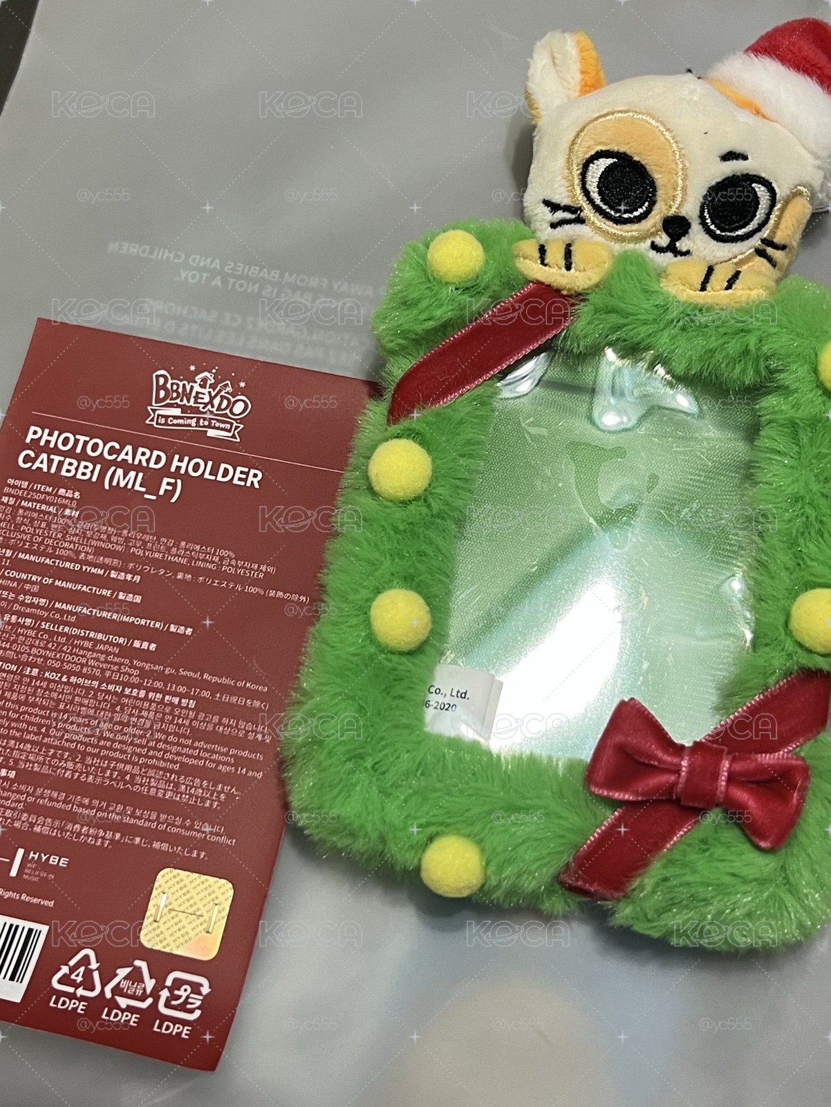 BBNEXDO 聖誕卡套 CATBBI