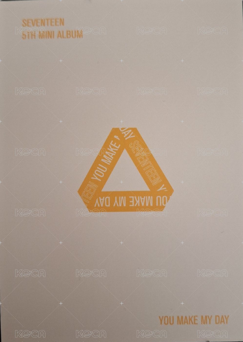 MINI5 明信片  背面