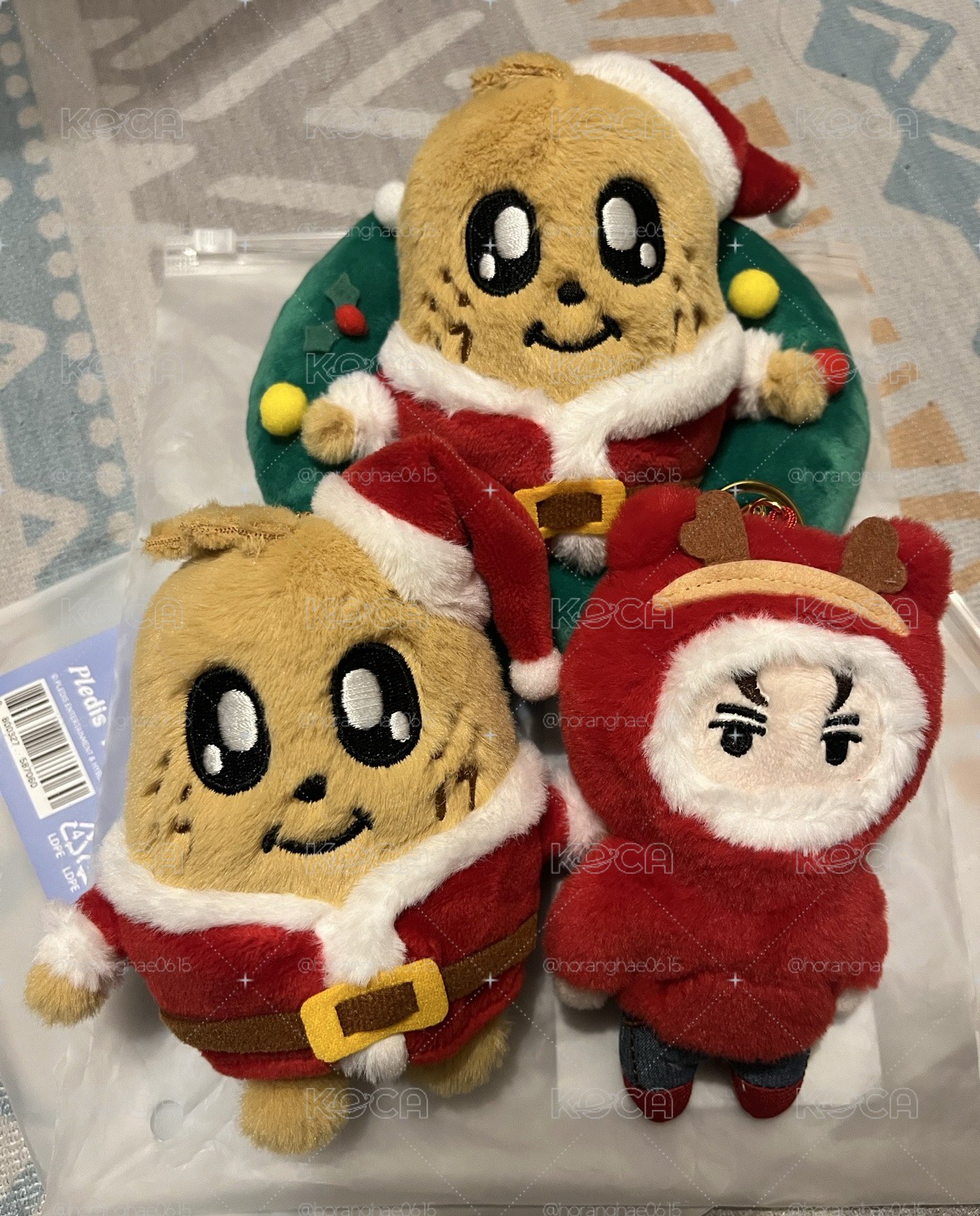 聖誕Miniteen Kimja花圈吊飾娃