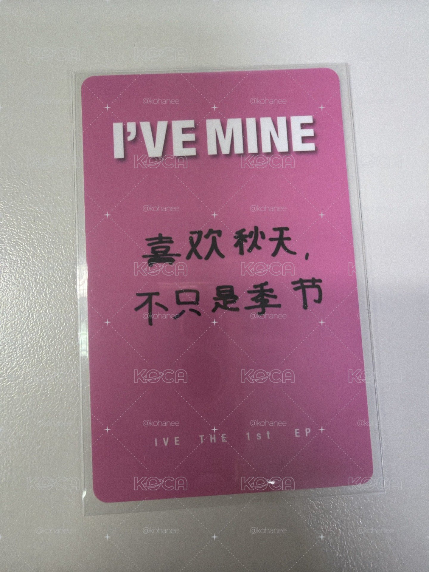 KMS中文卡背 秋