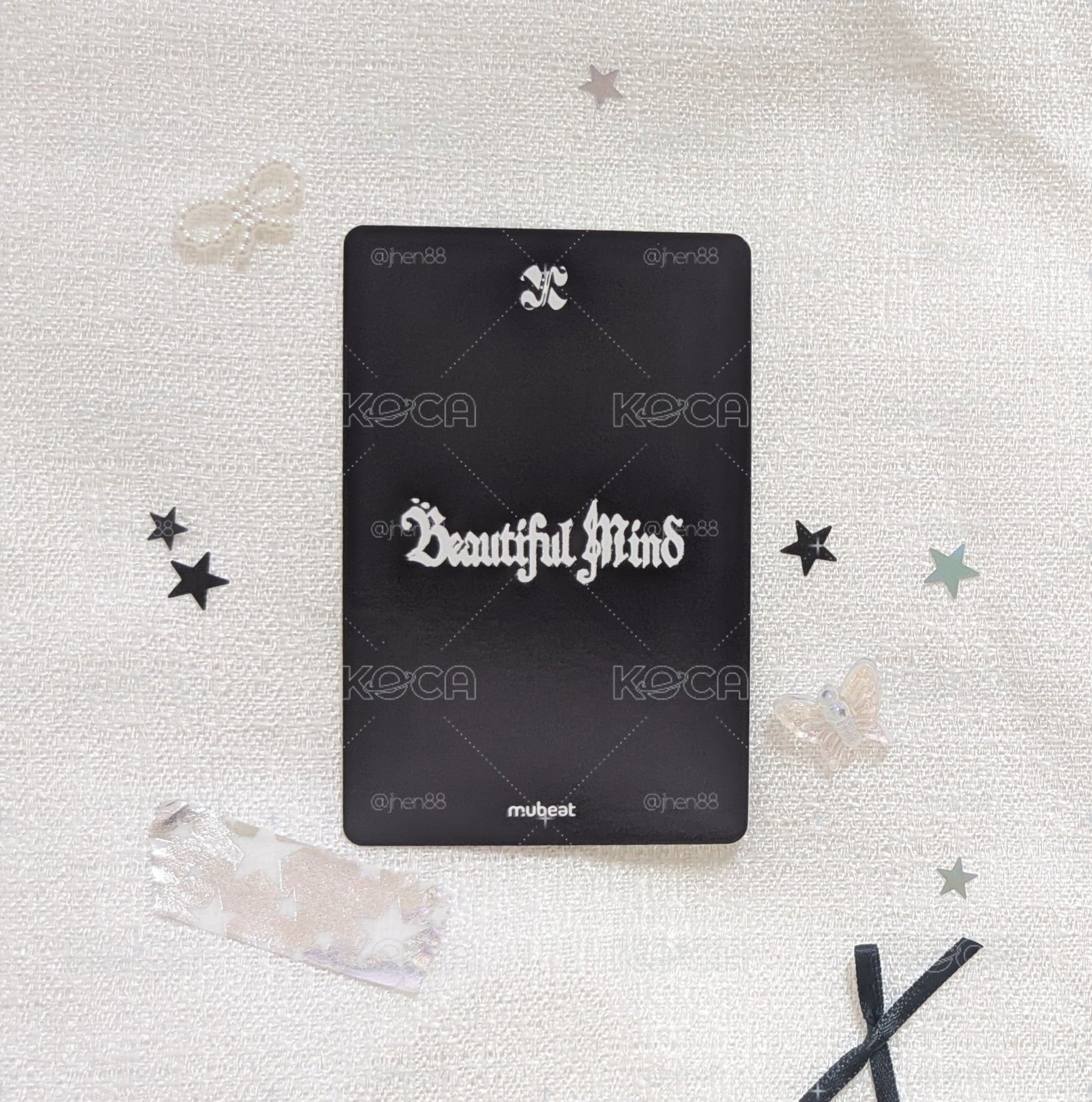 ⚫ Beautiful Mind mb線上簽售卡 唇環槍