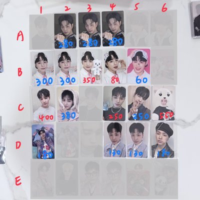 HARU 紅字金額1:1帶黑字 藍字可單出