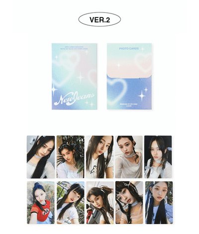 【全新未拆封】NewJeans Get Up 快閃卡包 1.0 藍 (一套10張)