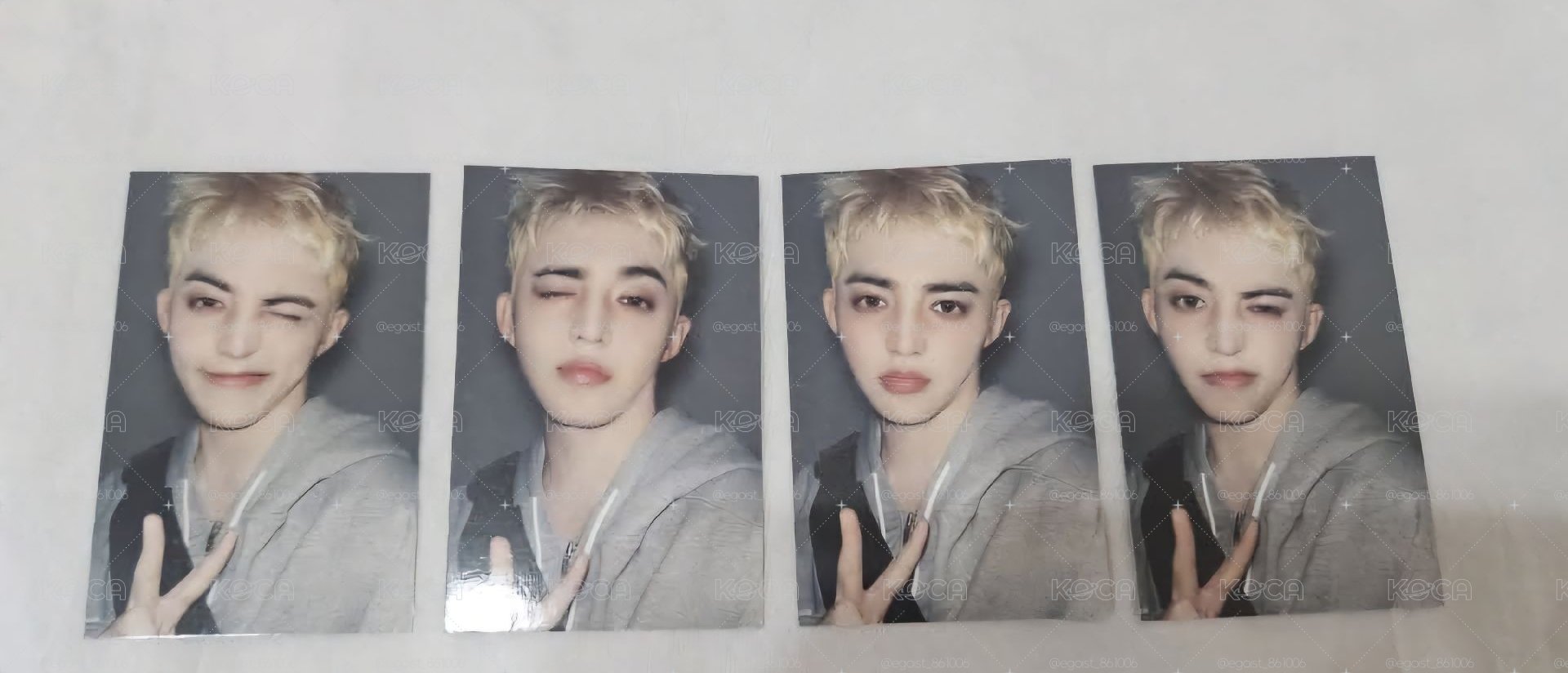 喆/哲 S.COUPS 生日禮盒 週邊卡 (一組四張)