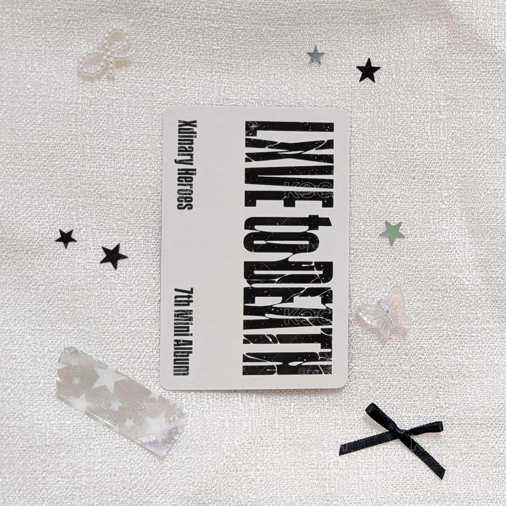 ⚫ LXVE to DEATH 藥袋專卡(white ver.) 鴨