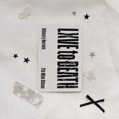 ⚫ LXVE to DEATH 藥袋專卡(white ver.) 鴨
