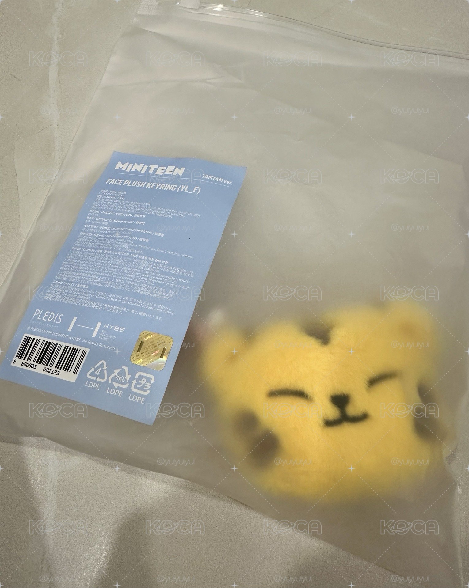 MINITEEN 鑰匙圈吊飾 大頭吊飾 TAMTAM