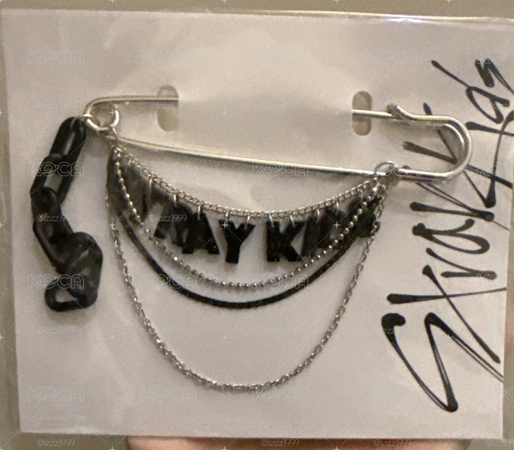 Stray kids SKZ TOY WORLD 團名迴紋針