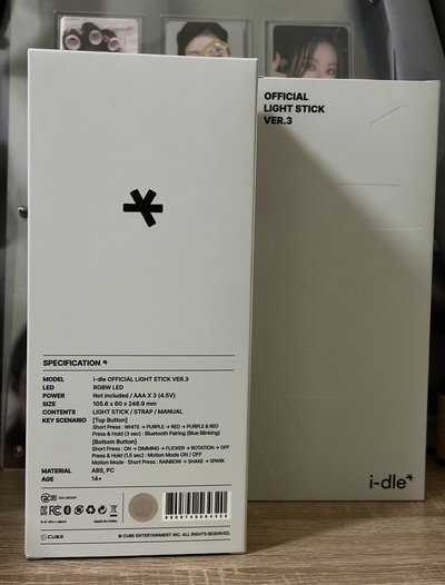 i-dle 三代手燈（無含卡）送電池