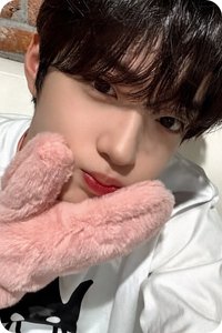 迷一 mnet 手套 幸運卡 