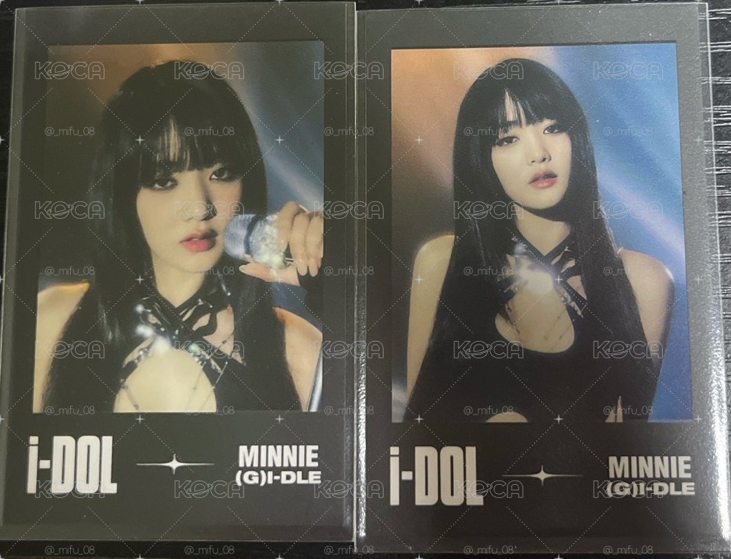 24’世巡演唱會 iDOL 周邊卡 I-DLE i-DOL 場週拍
