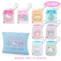 三麗鷗明星壓克力造型吊鍊-BABY牛奶瓶 吊飾 搖搖盒