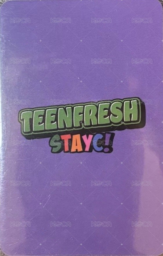 Bubble SNS 抽選卡  背面