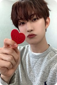 迷一 mnet 愛心便利貼 幸運卡 