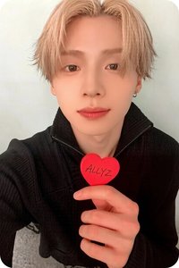 迷一 mnet 愛心便利貼 幸運卡 