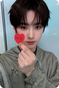 迷一 mnet 愛心便利貼 幸運卡 