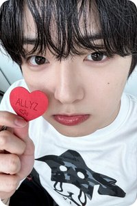 迷一 mnet 愛心便利貼 幸運卡 