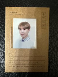 j hope (不含信封)