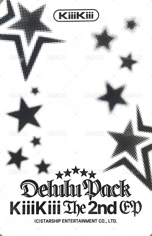 Delulu Pack 星船 預售 特典卡  背面