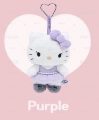 jisoo x hello kitty 紫色