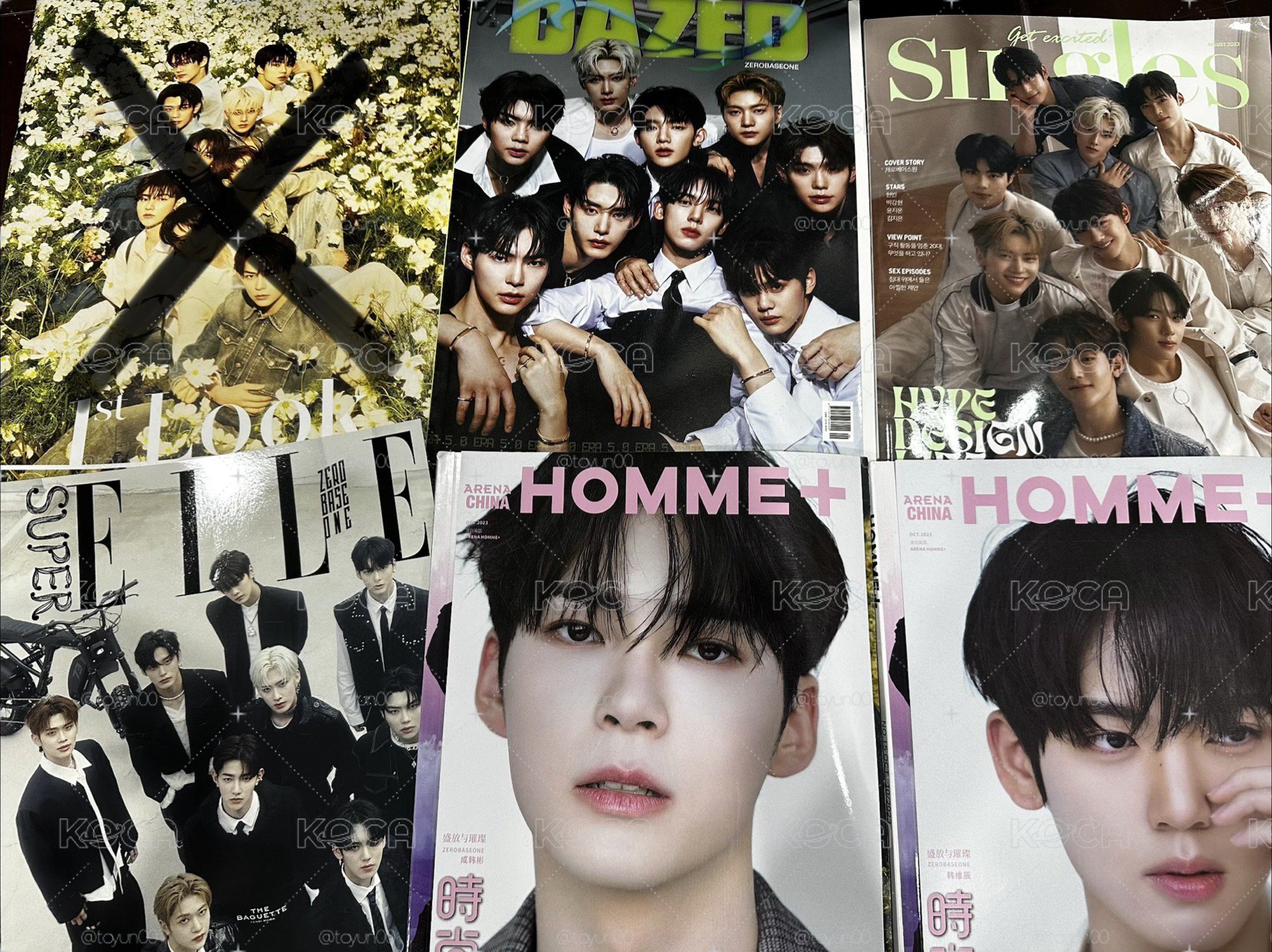 Zerobaseone 雜誌 成韓彬 韓維辰