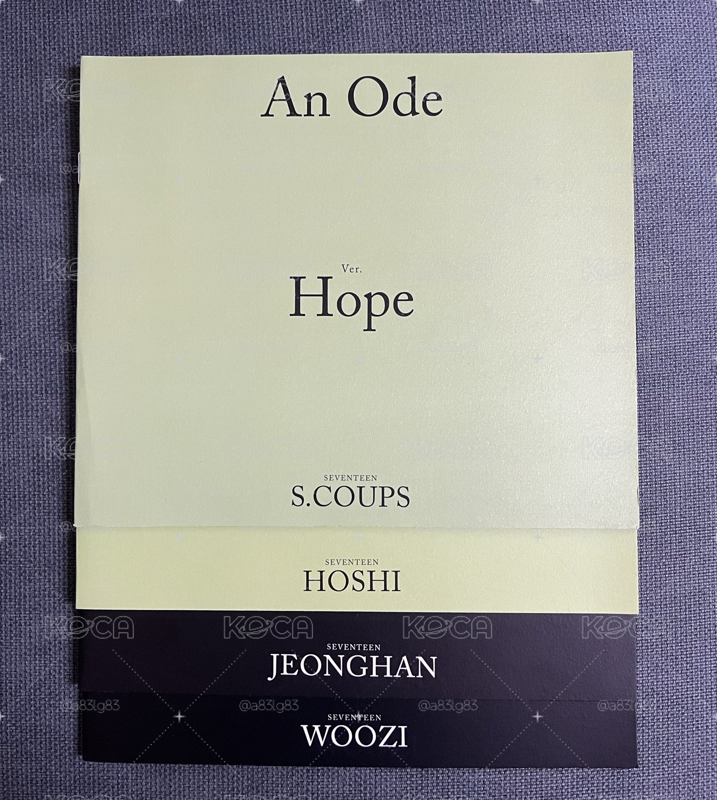 An Ode 小寫真（哲、漢、榮、勳）