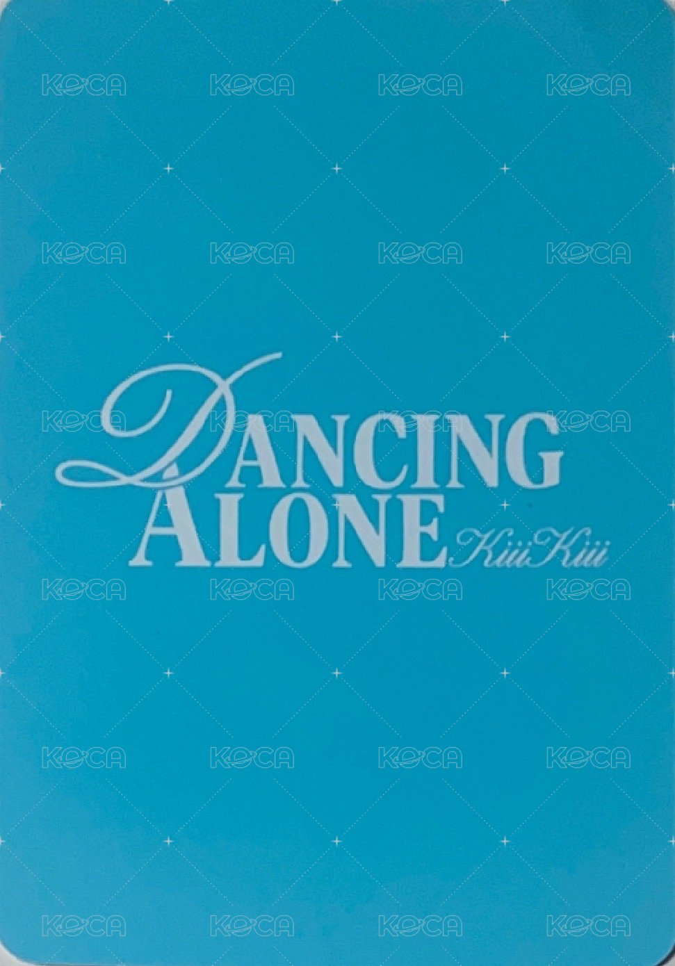 DANCING ALONG 打歌卡 1.0 背面