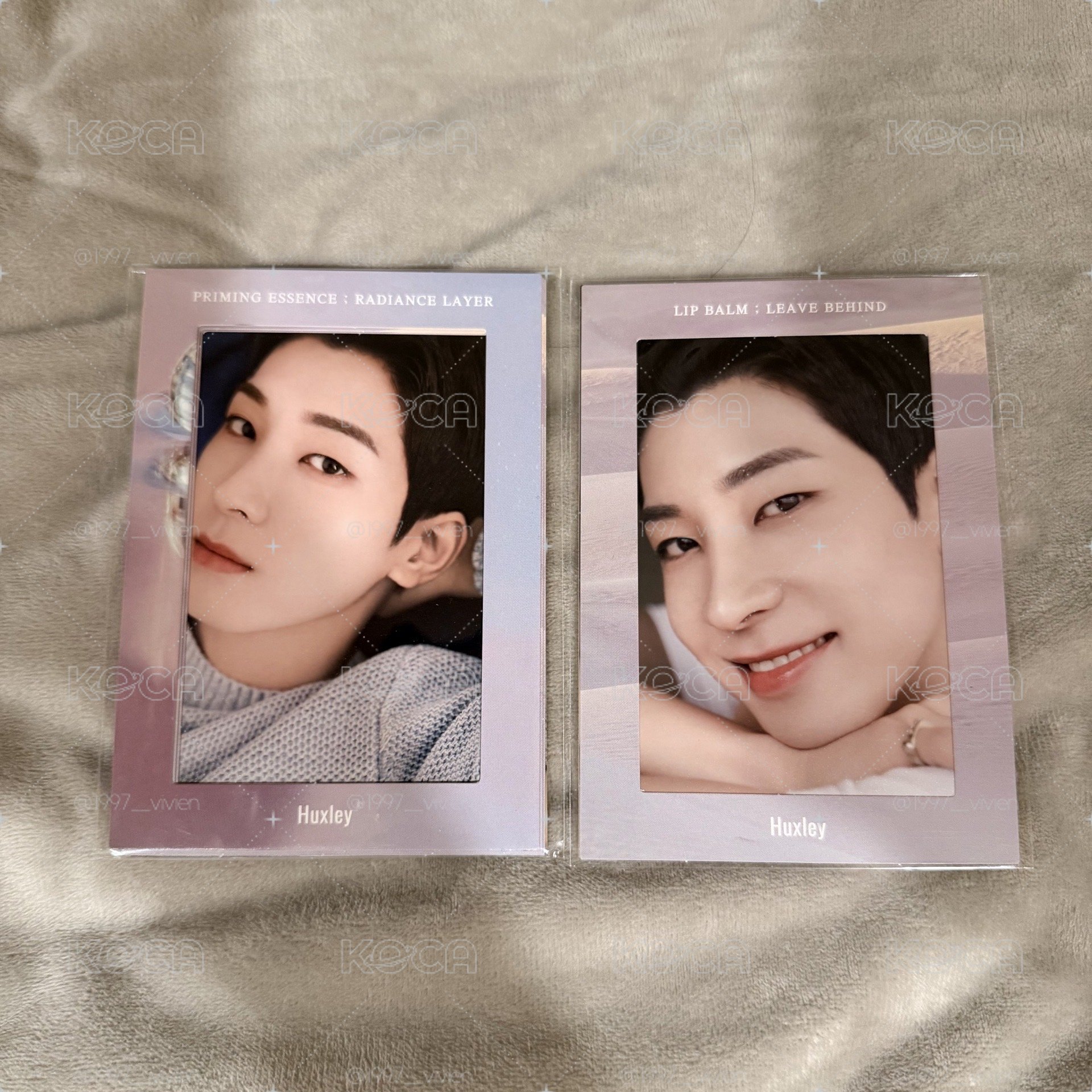 SEVENTEEN 圓佑 Huxley代言 保養品特典
