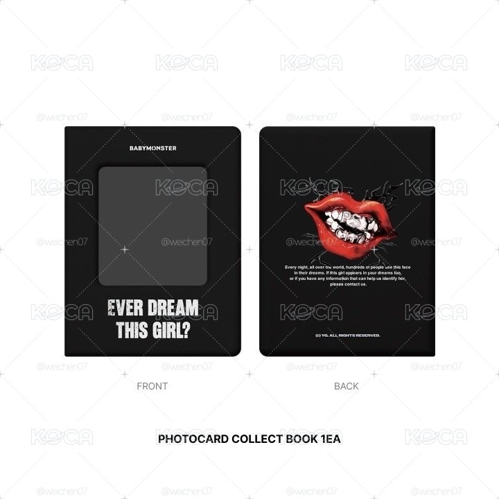 BABYMONSTER｜PSYCHO 卡冊
