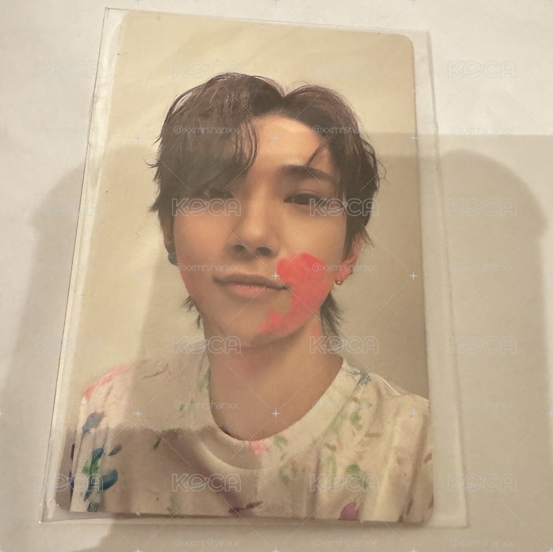 正四 克拉盤專卡 油彩秀 洪知秀 Joshua Seventeen 小卡