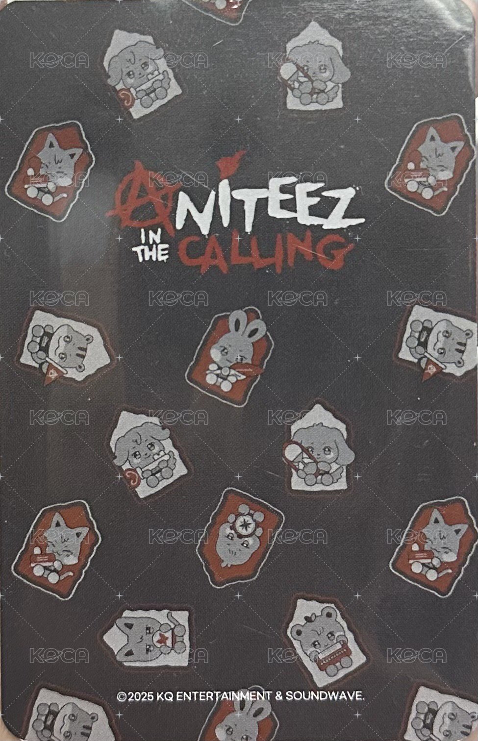 ANITEEZ IN THE CALLING 周邊卡 REVERSIBLE BUCKET HAT 背面