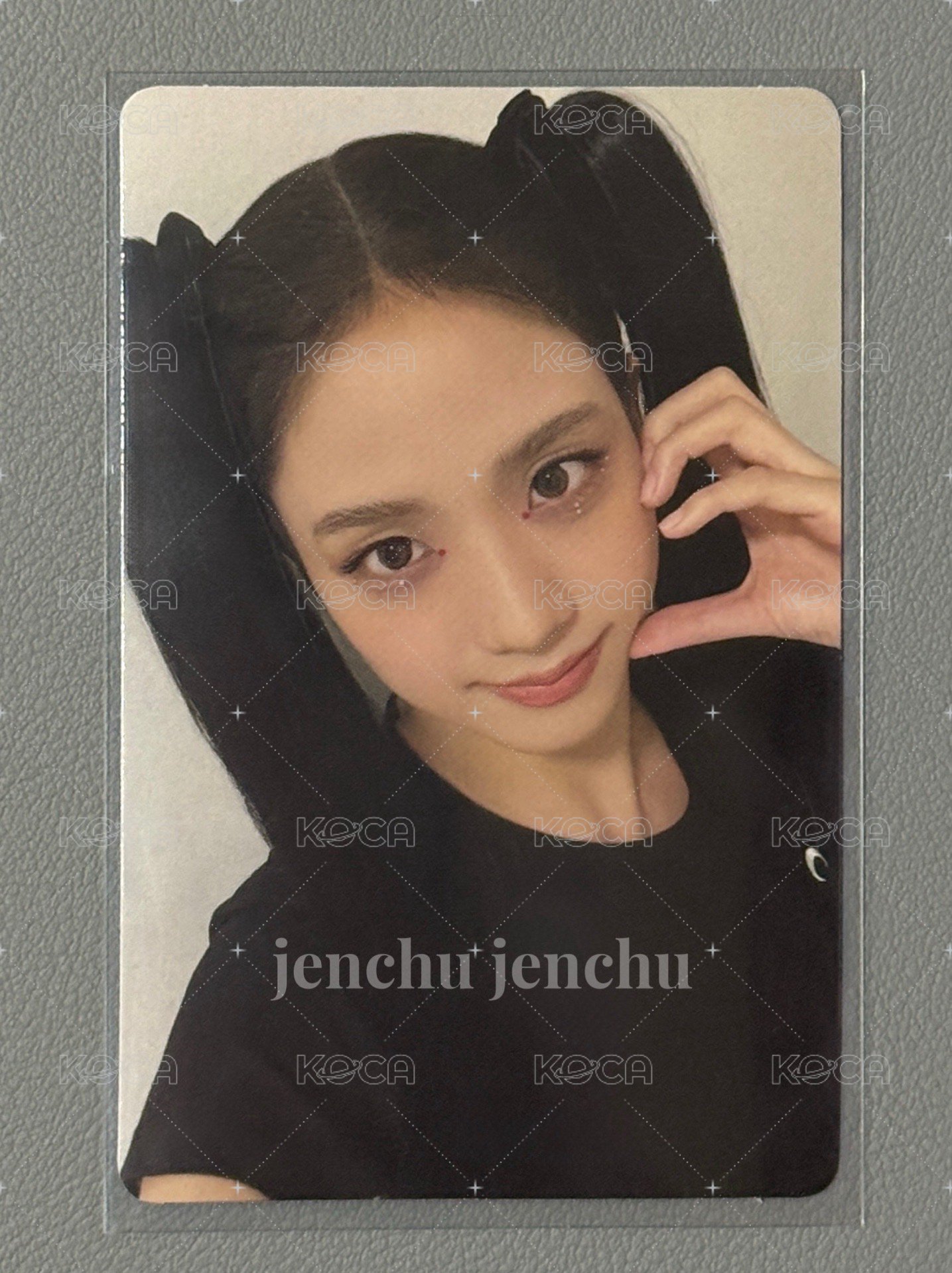 比心雙馬尾秀