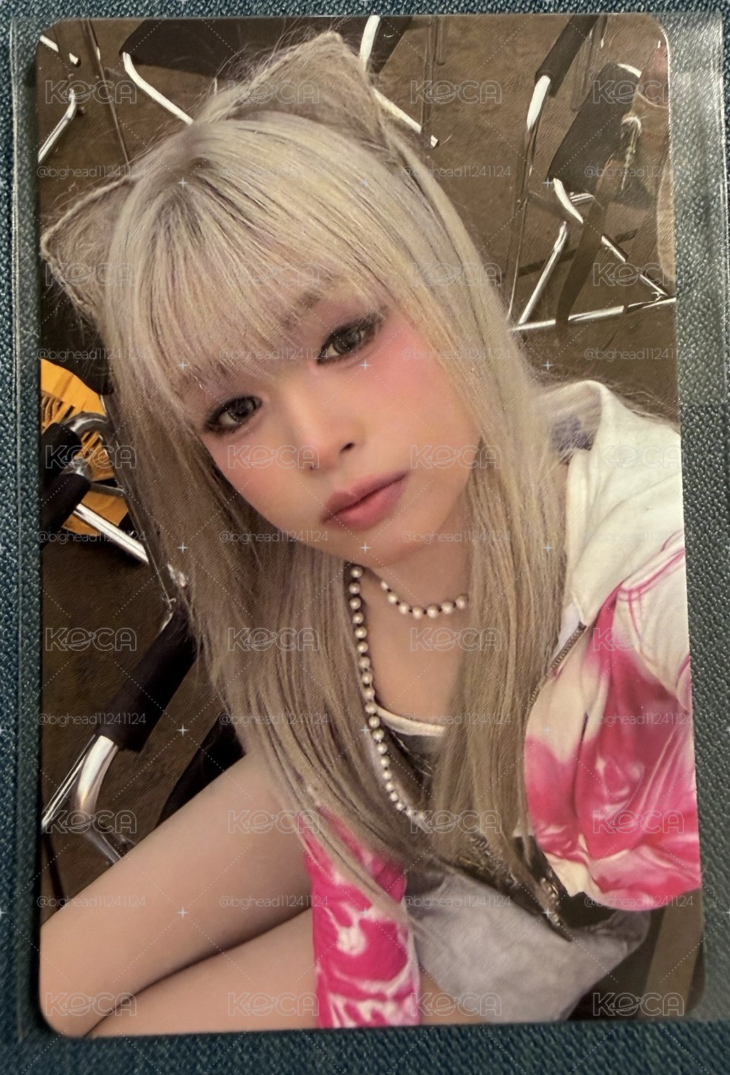 全新官方正版 Babymonster PSYCHO 黑色毛絨球 吊飾 賢 Ahyeon Asa 小卡組