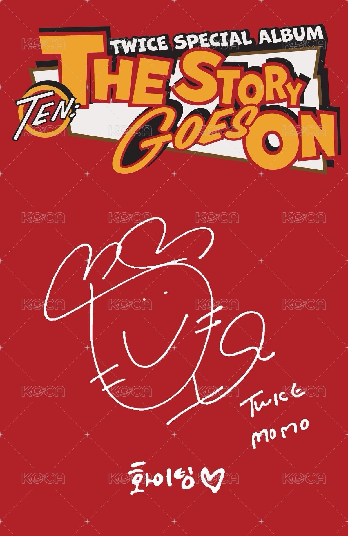 特四 專輯卡 Cast ver. wink 背面