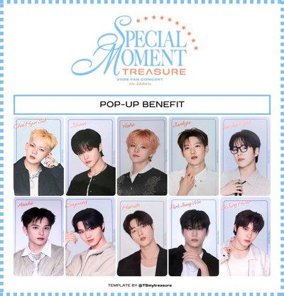 TREASURE SPECIAL MOMENT in JAPAN 快閃店滿額貼紙