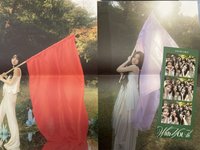 紗+彩折疊海報+綠版書籤卡不拆