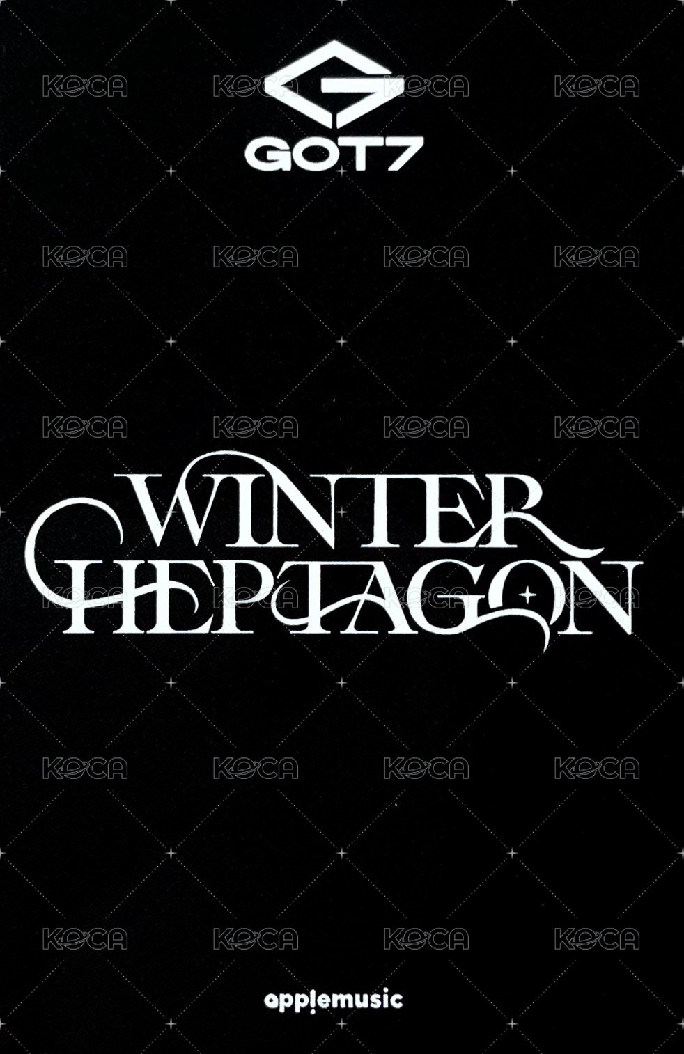 WINTER HEPTAGON am 特典卡  背面