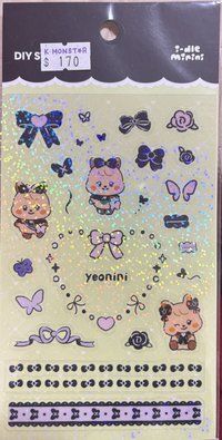 lf minini 快閃店 貼紙 