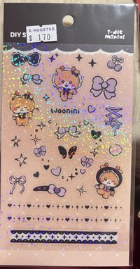 lf minini 快閃店 貼紙 