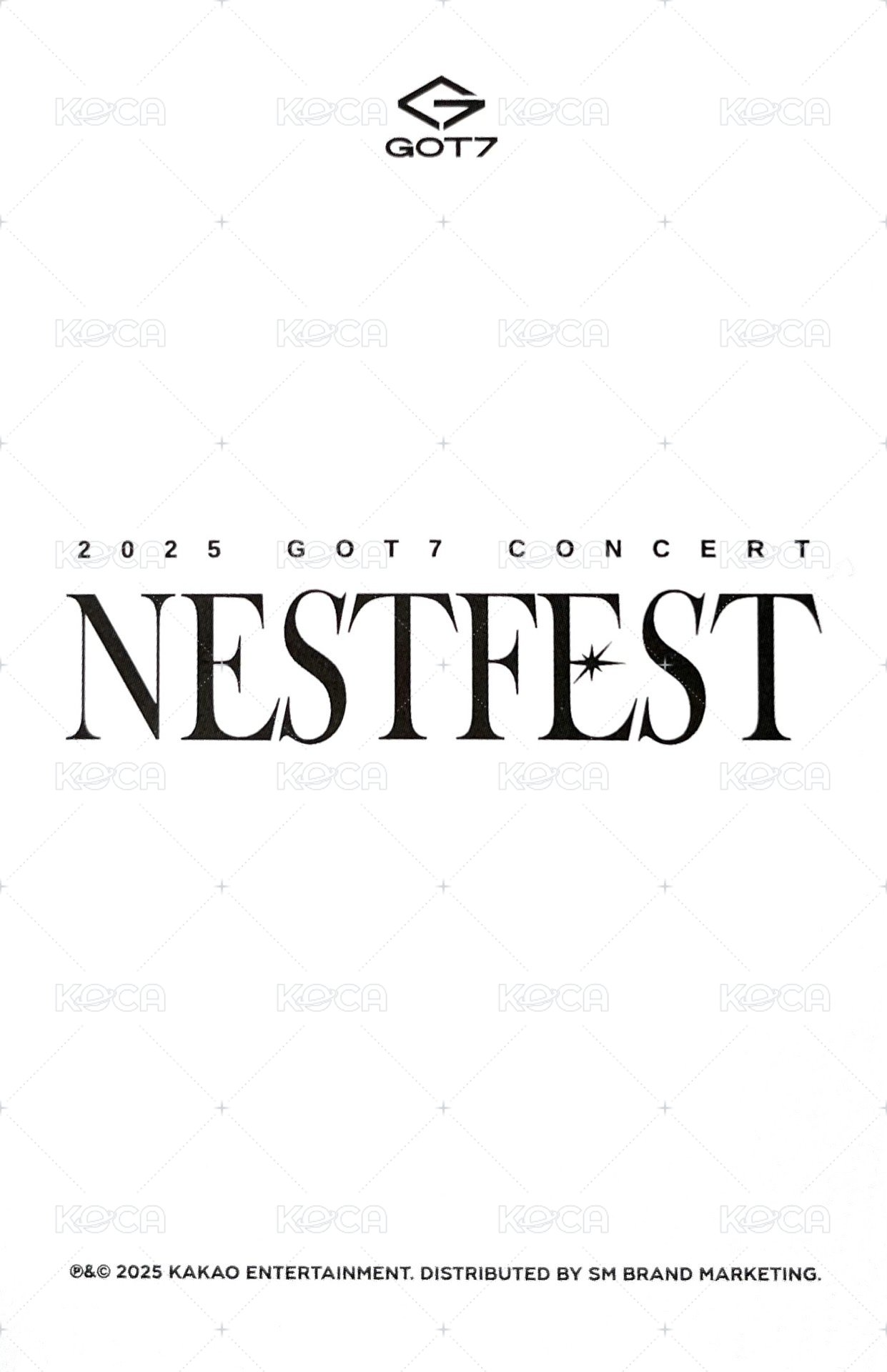 NESTFEST el 滿額卡  背面