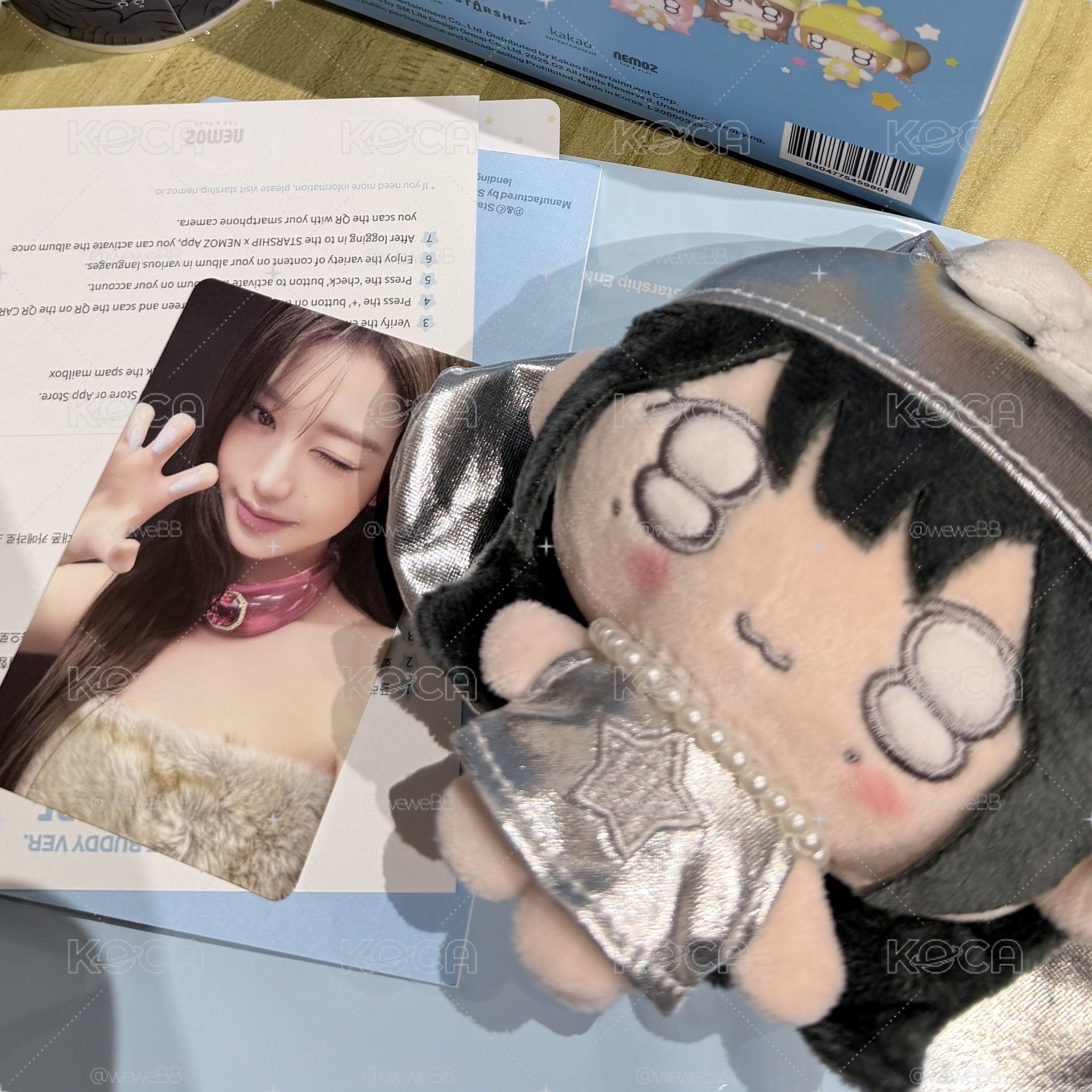IVE REVIVE+ PETIT IVE 張員瑛 娃專 隱藏版 銀色 娃娃 玩偶 小卡 JANG WONYOUNG