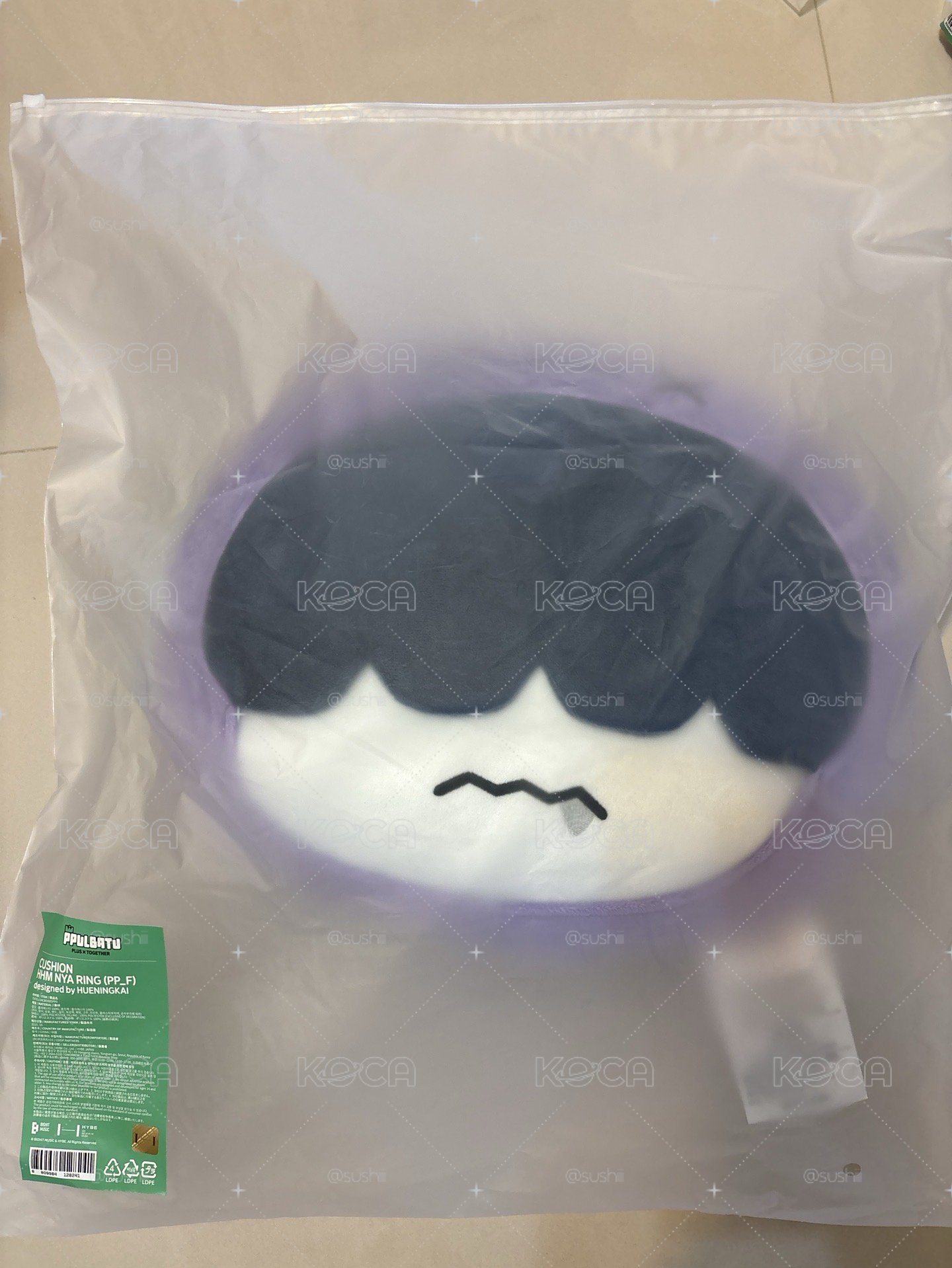 角巴兔全員抱枕