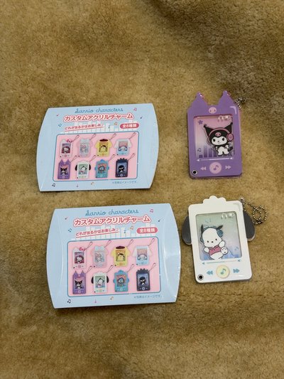 三麗鷗 庫洛米 帕恰狗 隨身聽搖搖吊飾