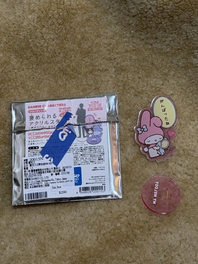 美樂蒂 三麗鷗 被稱讚的壓克力立牌 