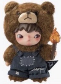 小野熊 系列 為喜樂而戰 糖膠 娃娃 