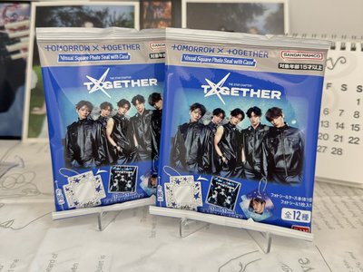 萬代 方形貼紙 卡套組 盲抽