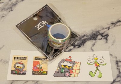 GD ZO&FRIENDS 紙膠帶 ZOA款