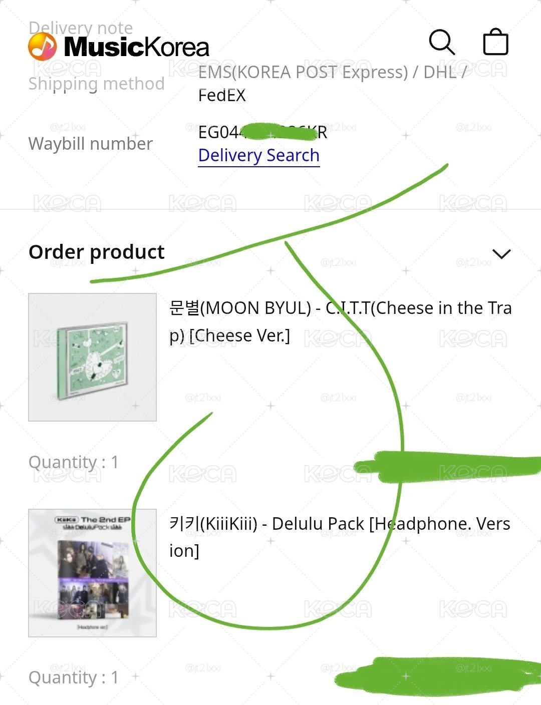 【MusicKorea 簽專】KiiiKiii  簽名專輯 Delulu Pack Headphone Ver.